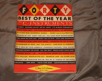 Forty Best of the Year Song Book 1961