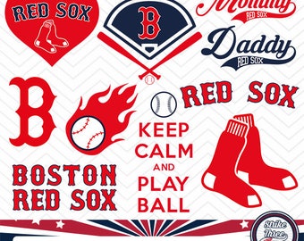 Boston Red Sox baseball team, baseball league, baseball logo, STS-004