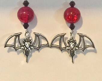 Bat earrings