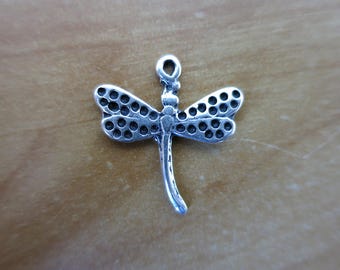 Silver Dragonfly charm