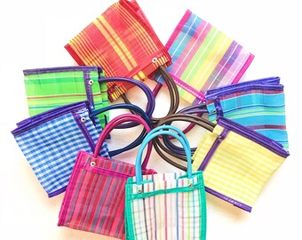 Mexican mercado bag, Mercado bag, Mexican bag, Market bag, Fiesta favors, Fiesta decorations, Mexican mesh bag, Mexican wedding, SET of 10
