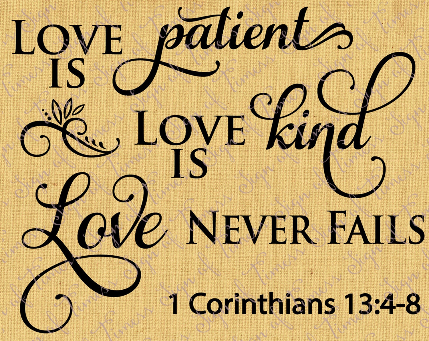 Love is Patient Love is kind. Corinthians Love is.