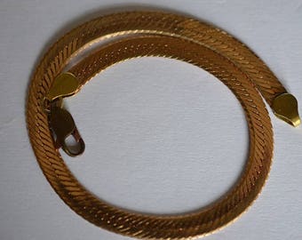 3.3mm Copper Herringbone Chain Bracelet (1025033)