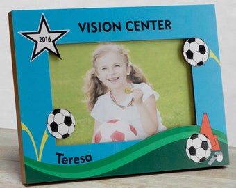 Soccer Picture Frame, Personalized Soccer Picture Frame, Kids Sports Picture Frame, Kids Soccer Frame, Sports Picture Frame For Kids, Soccer