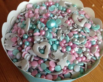 Unicorn cupcake sprinkles
