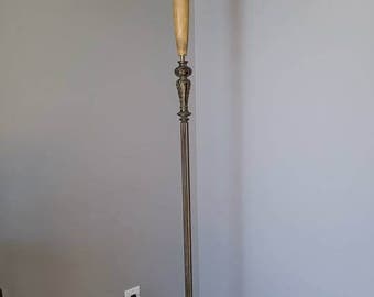Floor lamp with vintage fiberglass shade