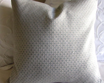 Chenille decorative Pillow Cover 18x18 20x20 22x22 24x24 26x26 patina blue