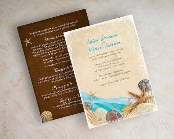 Etsy Destination Wedding Invitations 1