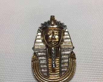 GAY BOYER Double Signed King Tut Pendant RARE! J47