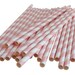 Light Pink Paper Straws Table Decoration