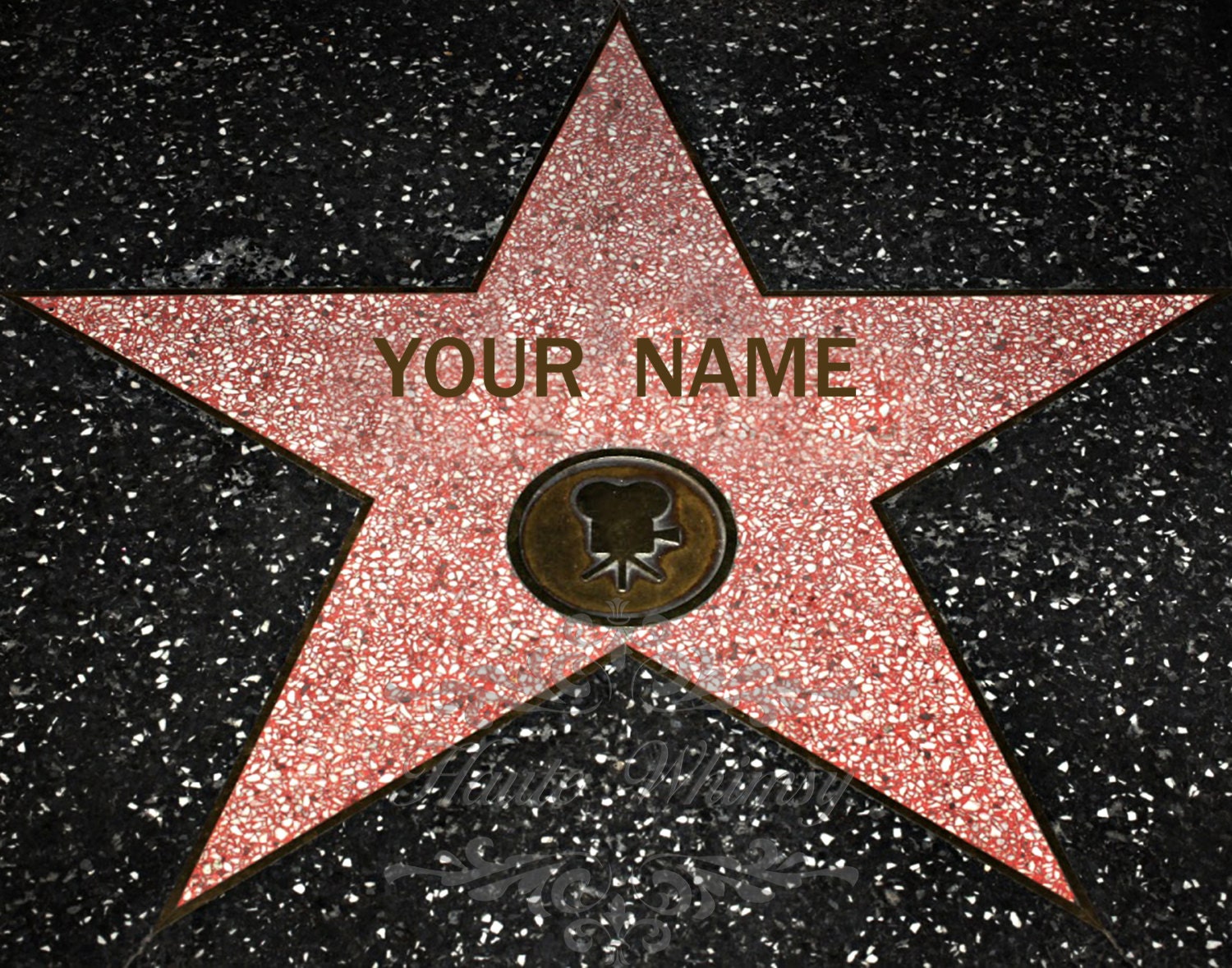 Hollywood Walk Of Fame Star Template