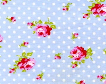 LAST YARD Tanya Whelan - Delilah Collection - Rose Buds in Blue