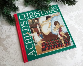 Winterthur's A Child's Christmas Book 1989 Vintage Hardcover By Galison Books, DuPont Winterthur Museum Art Book RARE