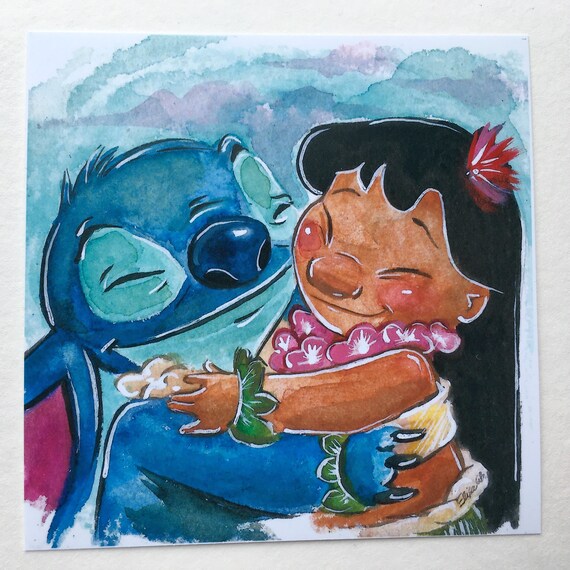 Lilo and Stitch hug