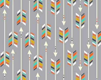 Tribal Grey Arrows Organic Baby Wrap