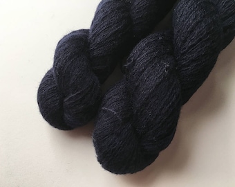 Reclaimed Lace Yarn - Wool - Navy