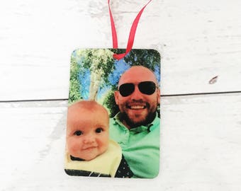 Personalised Car Air Freshener Your Photo Birthday Wedding Gift Baby Shower Stocking Filler Accessory New Car Valentines Mothers Fathers Day