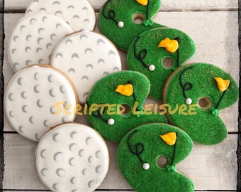 Golf sugar cookies | Etsy