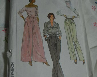 Simplicity 8304 Misses Pants Sewing Pattern UNCUT Size 10