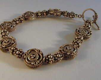 Bali Silver Bead Bracelet