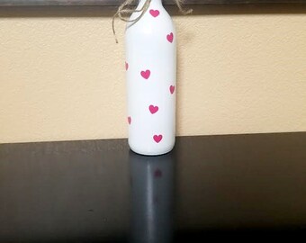 Valentine's Day Decor - Valentine's Day Wine Bottle - Valentine's Decor - Wine Bottle Decor - Wine Bottles - Valentine's Day - Wine Gift
