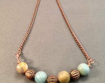 Amazonite Bead Necklace