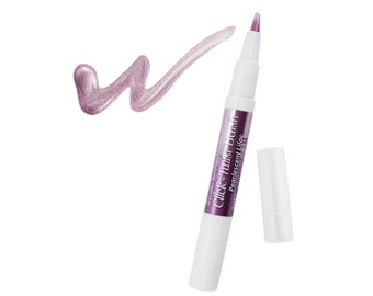 Pearlescent Lilac Edible Paint Click Twist Brush - light purple pearly edible ink paint pen, pastel purple metallic edible ink marker