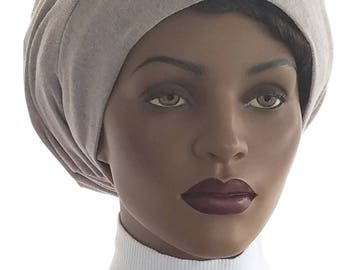 Pale Pink Grey Huggee Locks™ Beanie Cap Hat Dreads Hat Dreadlocks Sweater Knit Tube Dread Lock Cap Dreadie Tube Hat Handmade