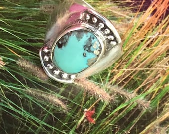 Sterling Silver ring 925 Arizona turquoise