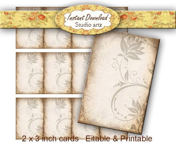 Editable Printable Jewelry Cards Earring Display DIY Instant