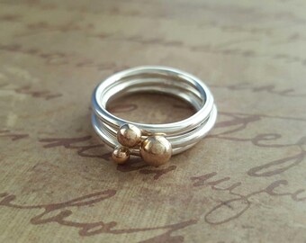 Sultry & Modern Stacking Ring Set