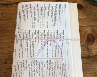 16 book pages vintage foreign language texts *Shipping Included*