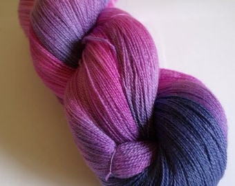 Bubblegum Celestial laceweight yarn