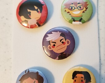 Voltron Button Pack