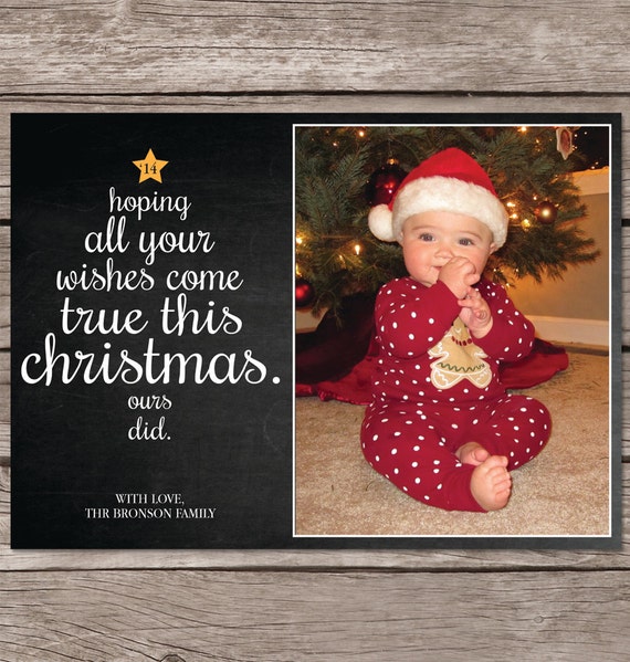 baby christmas announcements