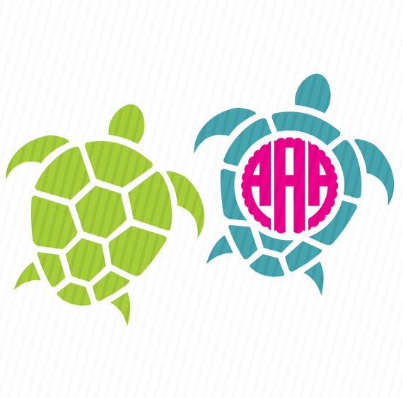 Download Sea Turtle Monogram SVG Sea Turtle SVG Sea Turtle Monogram