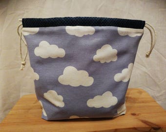 Nuage DrawString sac bleu foncé
