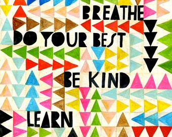 Show Up Art Print - Lisa Congdon