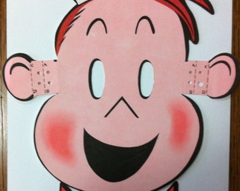 Kleenex mask. lulu comics,kleenex ad advertising