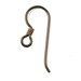 TierraCast Earwires-Niobium Copper + ANTIQUE BRONZE COIL (10)