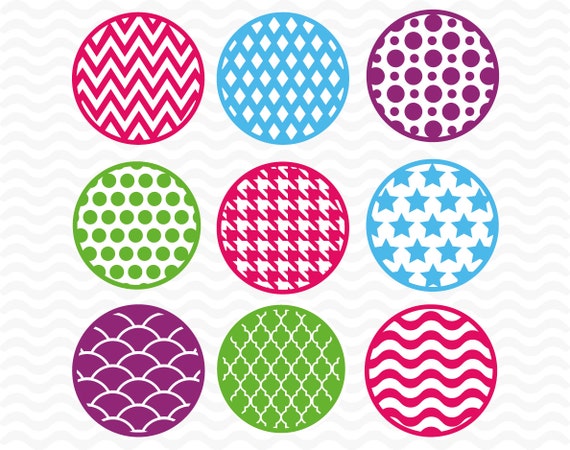 Download Patterned Circle designs SVG DXF EPS Vinyl cutting files