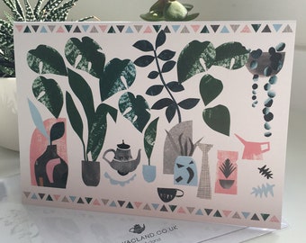 Plant Life - Greetings card