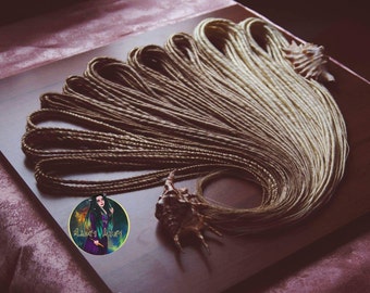 77 Blond Double Ended Synthetic Dreadlocks