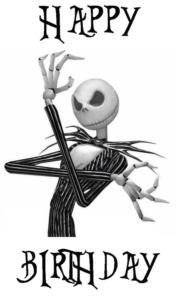 jack skellington 14 8 x 10 t shirt iron on transfer happy birthday nightmare before christmas from customdesignironons on etsy studio - Nightmare Before Christmas Happy Birthday jack skellington 14 8 x 10 t shirt iron on transfer happy birthday nightmare before christmas from customdesignironons on etsy studio - Nightmare Before Christmas Happy Birthday