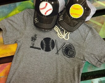 LOVE Baseball Softball soft awesome shirt