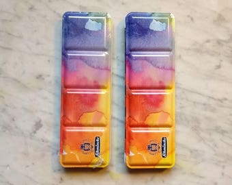 Schmincke Akademie Watercolor - Limited Edition Christmas Rainbow Tin 12 Half pans
