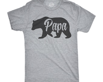 Papa Bear T shirt, Fathers Day Gift, Gift for Dad, Dad Shirt, Papa Shirt For Men, Grandpa Shirt, Funny T shirt for Dads, Papa Gift, Bear Dad