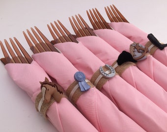Horse Flatware - Horse Party Silverware, Horse Party Supplies, Pony Party Tableware, Pony Flatware
