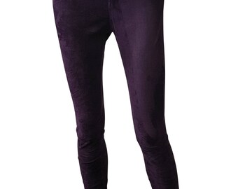 GEORGES Rech Vintage Cotton Blend Skinny Trousers (T 39)