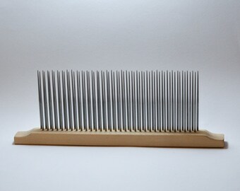 12" Valkyrie Hackle for preparing spinning fiber, available in 3 tine settings